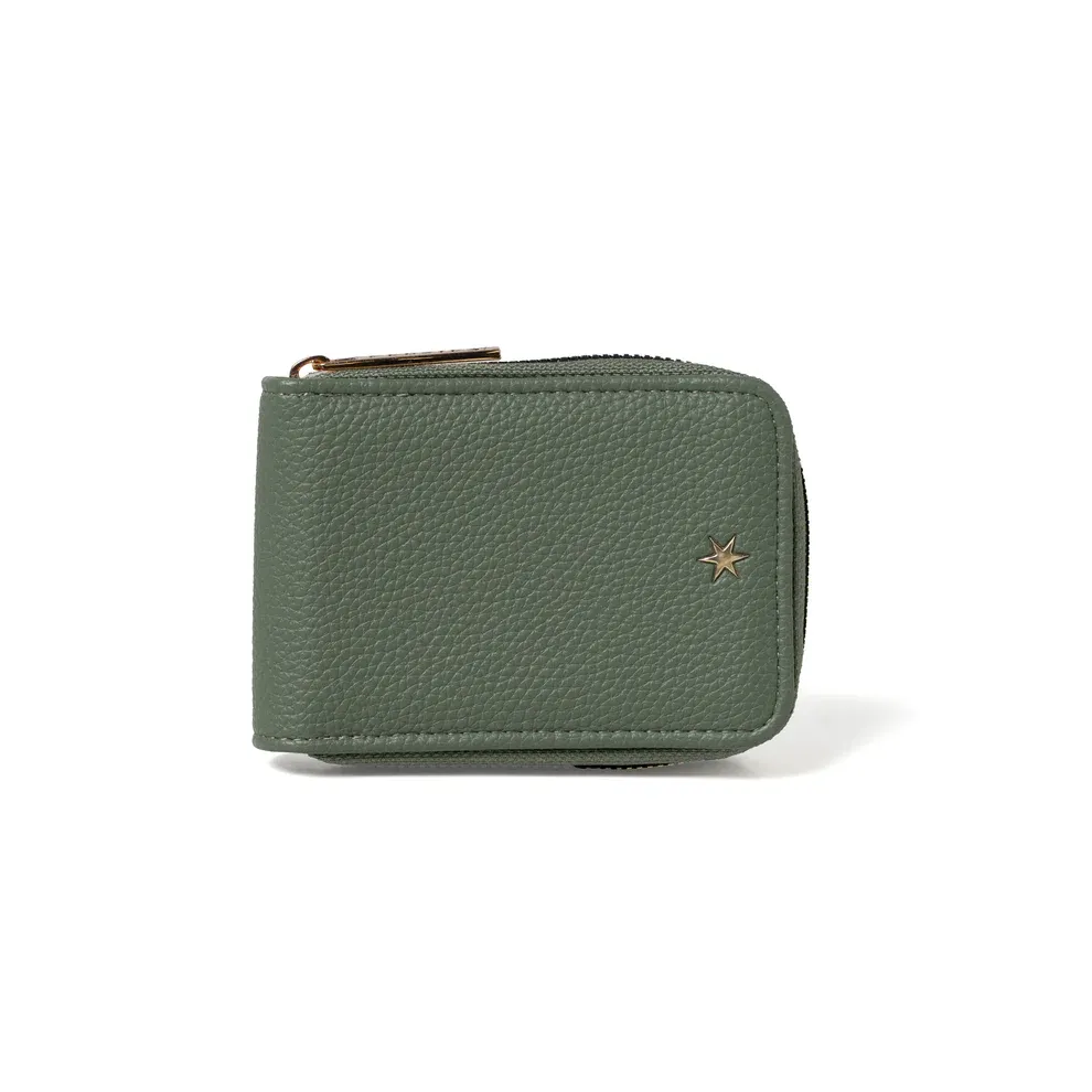 PORTE FEUILLE DE POCHE ESSENTIELS KEDZIE - VERT