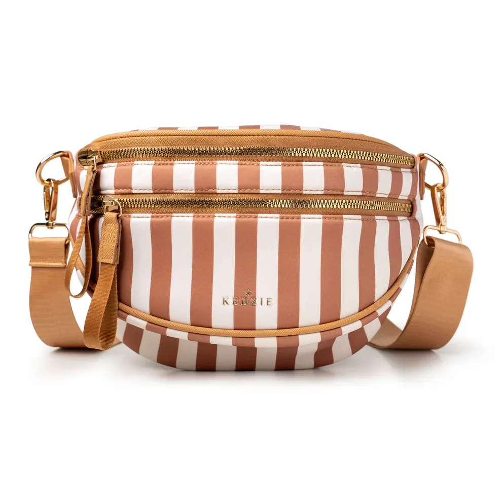 SAC DE JOUR A POCHETTES SLOANE KEDZIE - BEIGE ET BLANC