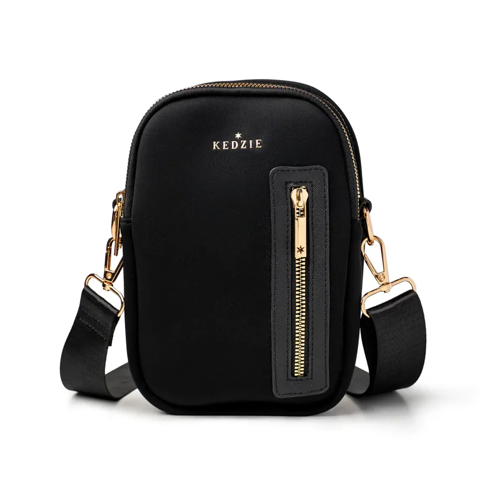 SAC A BANDOULIERE 2 FACON SLOANE KEDZIE - NOIR