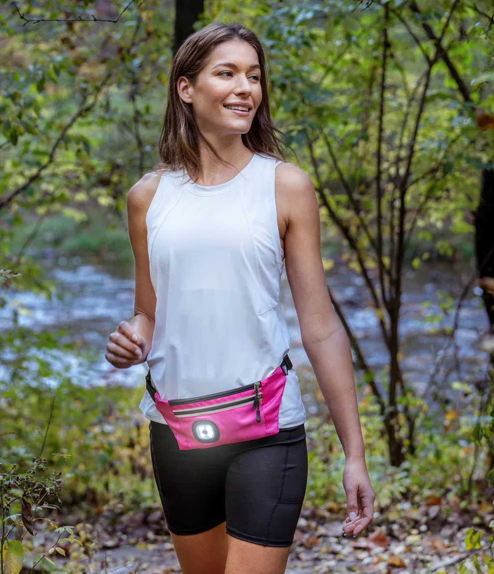 SAC DE TAILLE AVEC LUMIERE DEL ET FERMETURE ECLAIRE REFLECTIVE NIGHTSCOPE - ASST.24MCX