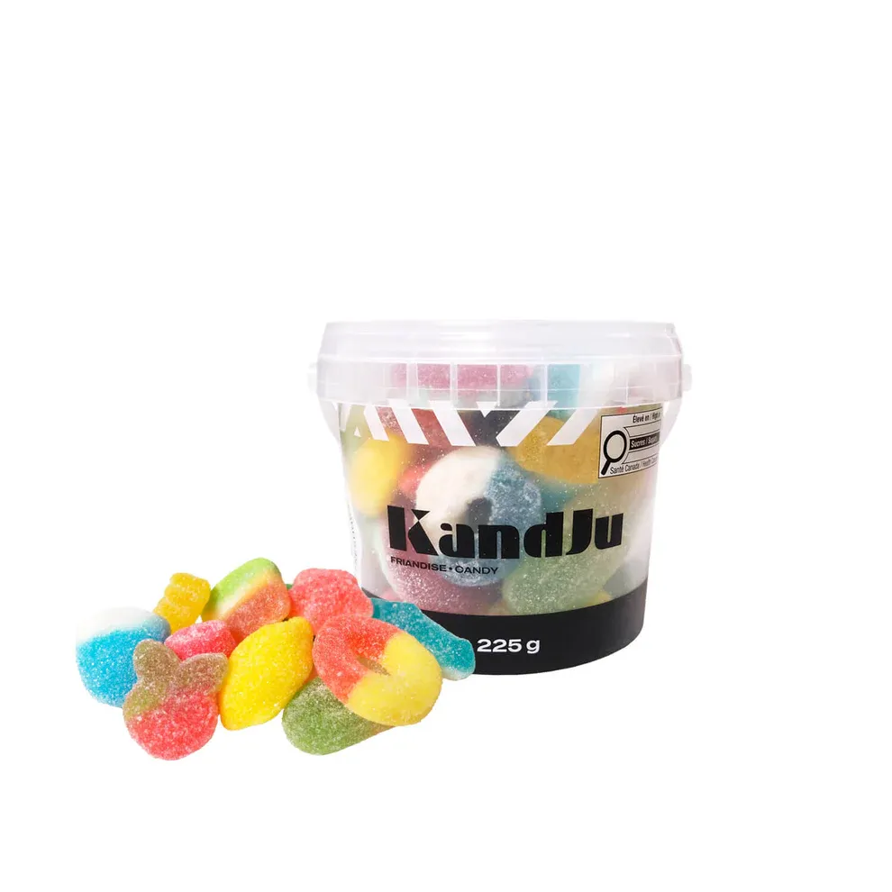 SEAU DE BONBONS SABLÉ 225G KANDJU