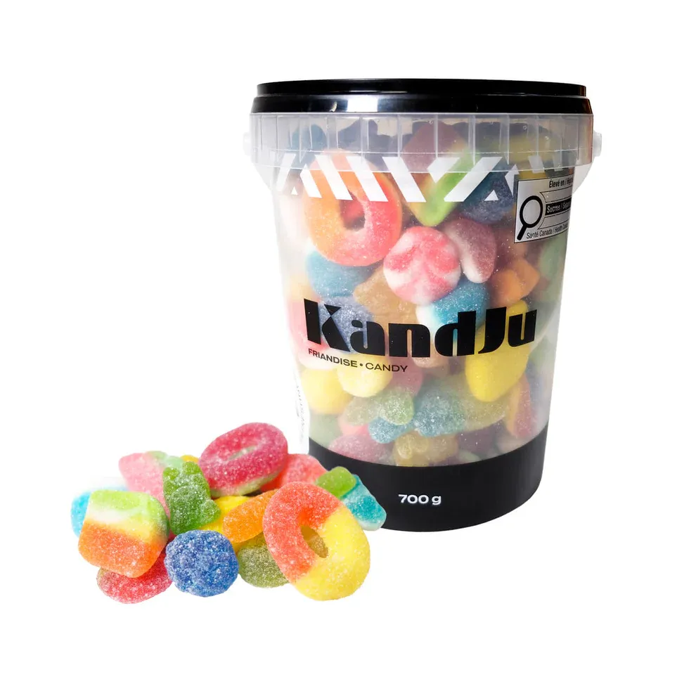 SEAU DE BONBONS SABLÉ 700G KANDJU