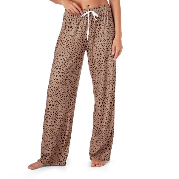 PANTALON DE PYJAMA EN SATIN HELLO MELLO  - S/M - ''SEEING SPOTS'' 