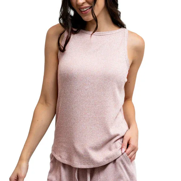 HAUT SANS MANCHE CUDDLEBLEND HELLO MELLO - XL - ROSE