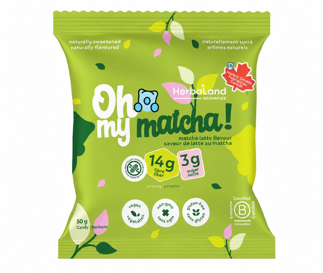 OH MY MATCHA GUMMIES 50 GR(DISPO SEPTEMBRE2026)