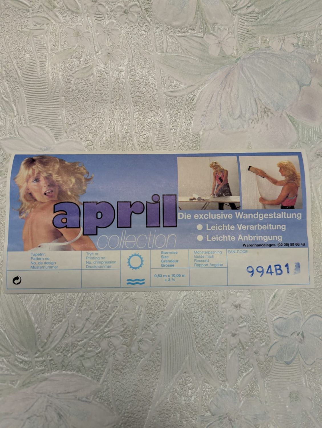 Original 80er Jahre Tapete