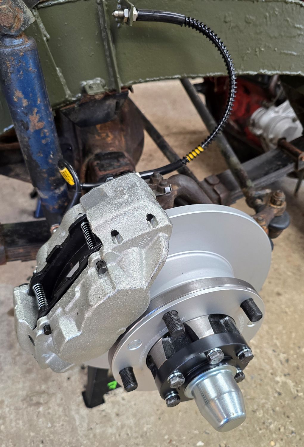 Series Land Rover Front Disc Brake Kit COMPLETE