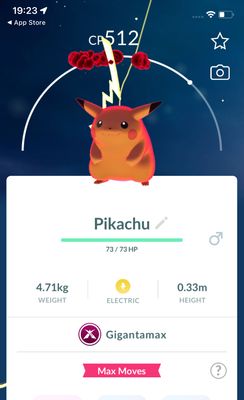 Pikachu Gigantamax Trade - Pokemon GO Trade