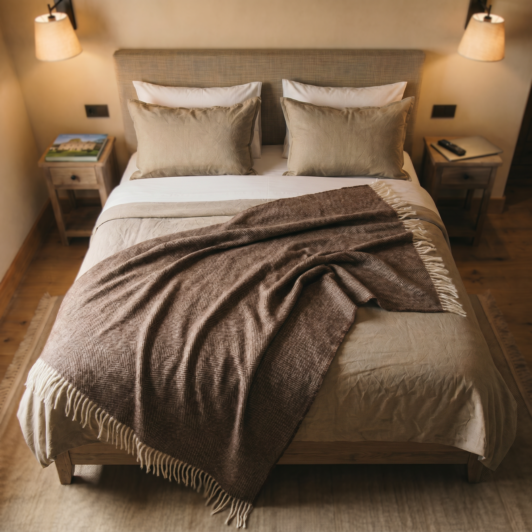 Brown | Classic Weight | Diamond Weave