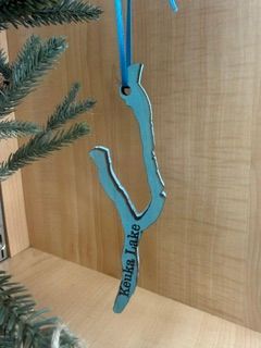 Wooden Keuka Lake Ornament