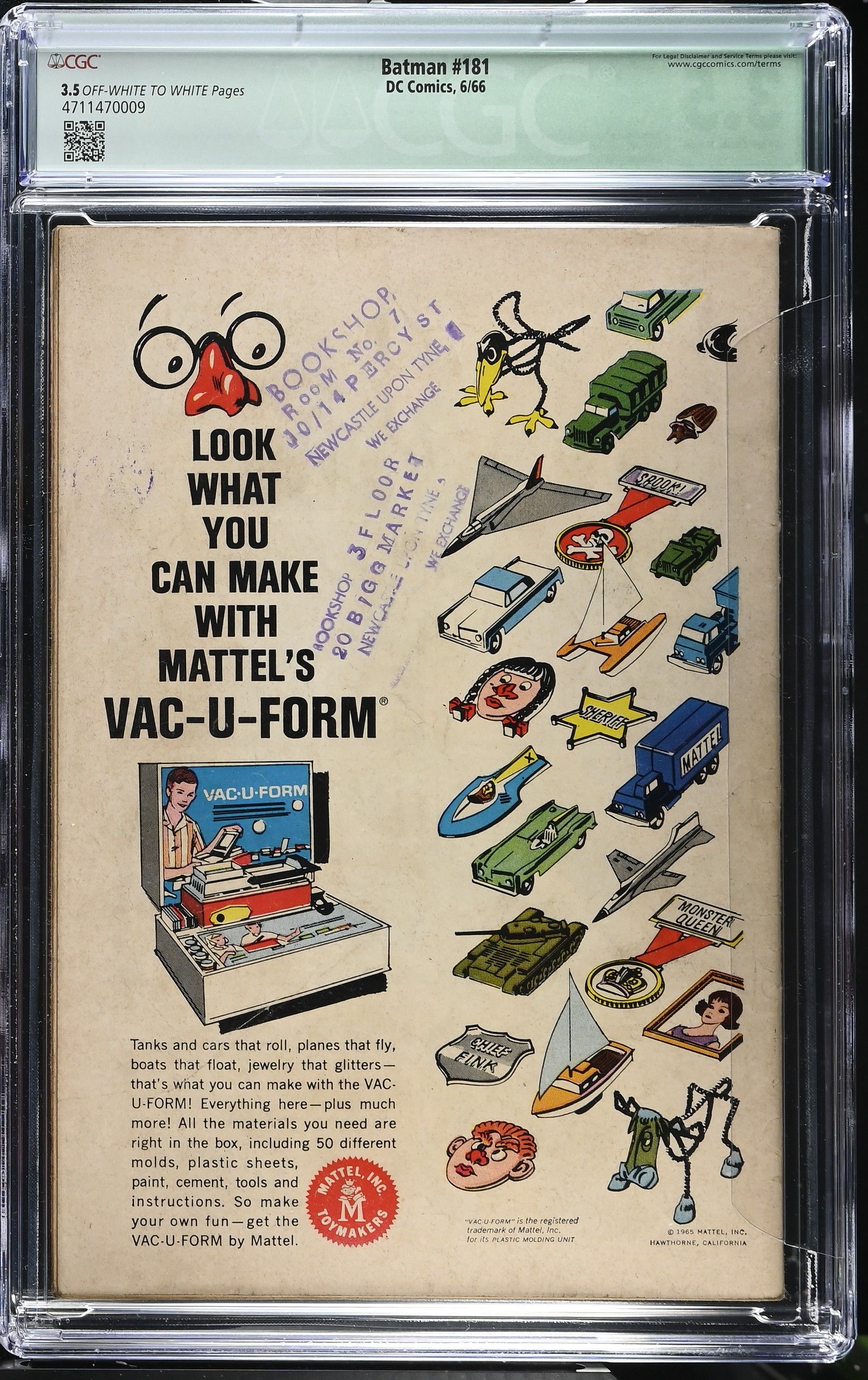 Batman #181 CGC 3.5 Comic