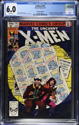 Uncanny X-Men # 141 CGC 6.0 Key Issue Uncanny X-Men # 141 CGC 6.0 Key Issue