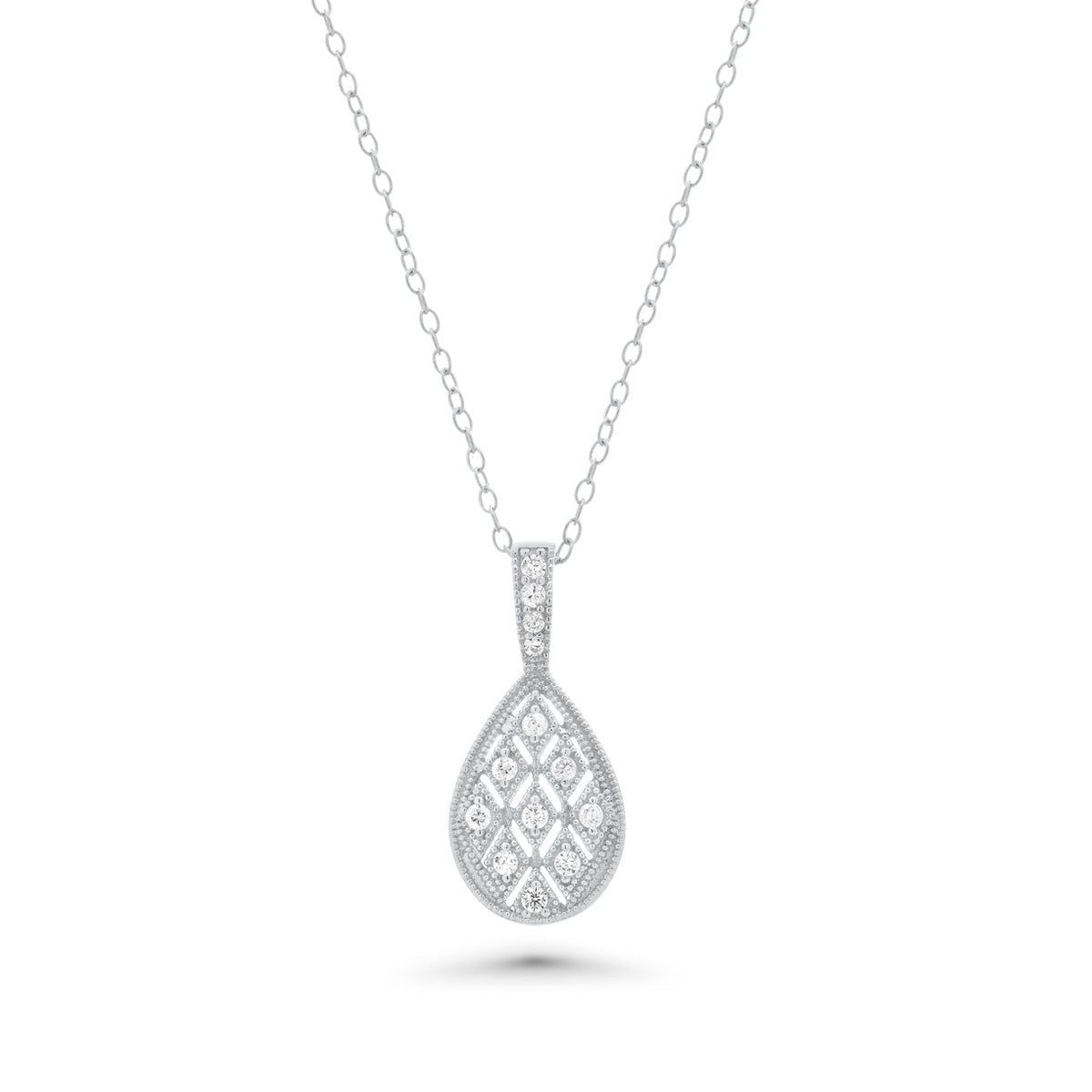 Sterling Teardrop Pendant SIL6356898