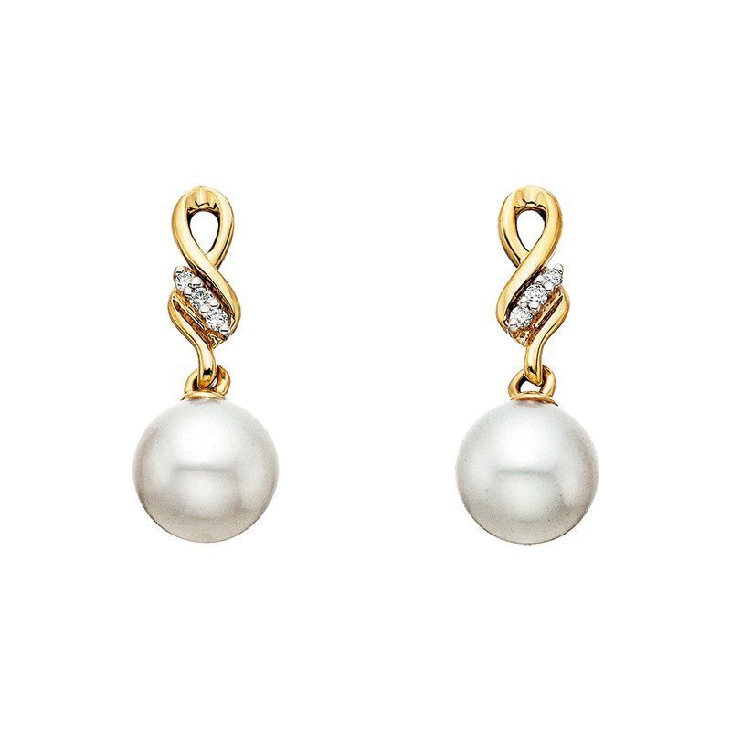 Pearl & Diamond Earrings BER310381