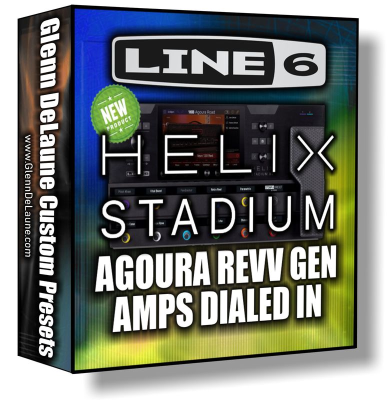 Helix STADIUM - NEW AGOURA REVV GEN PURPLE &amp; RED Channels Dialed In Preset with Tone Matched Cab IR