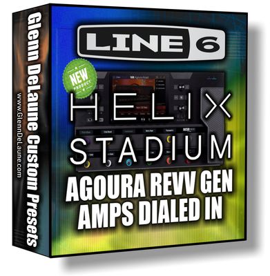 Helix STADIUM - NEW AGOURA REVV GEN PURPLE &amp; RED Channels Dialed In Preset with Tone Matched Cab IR
