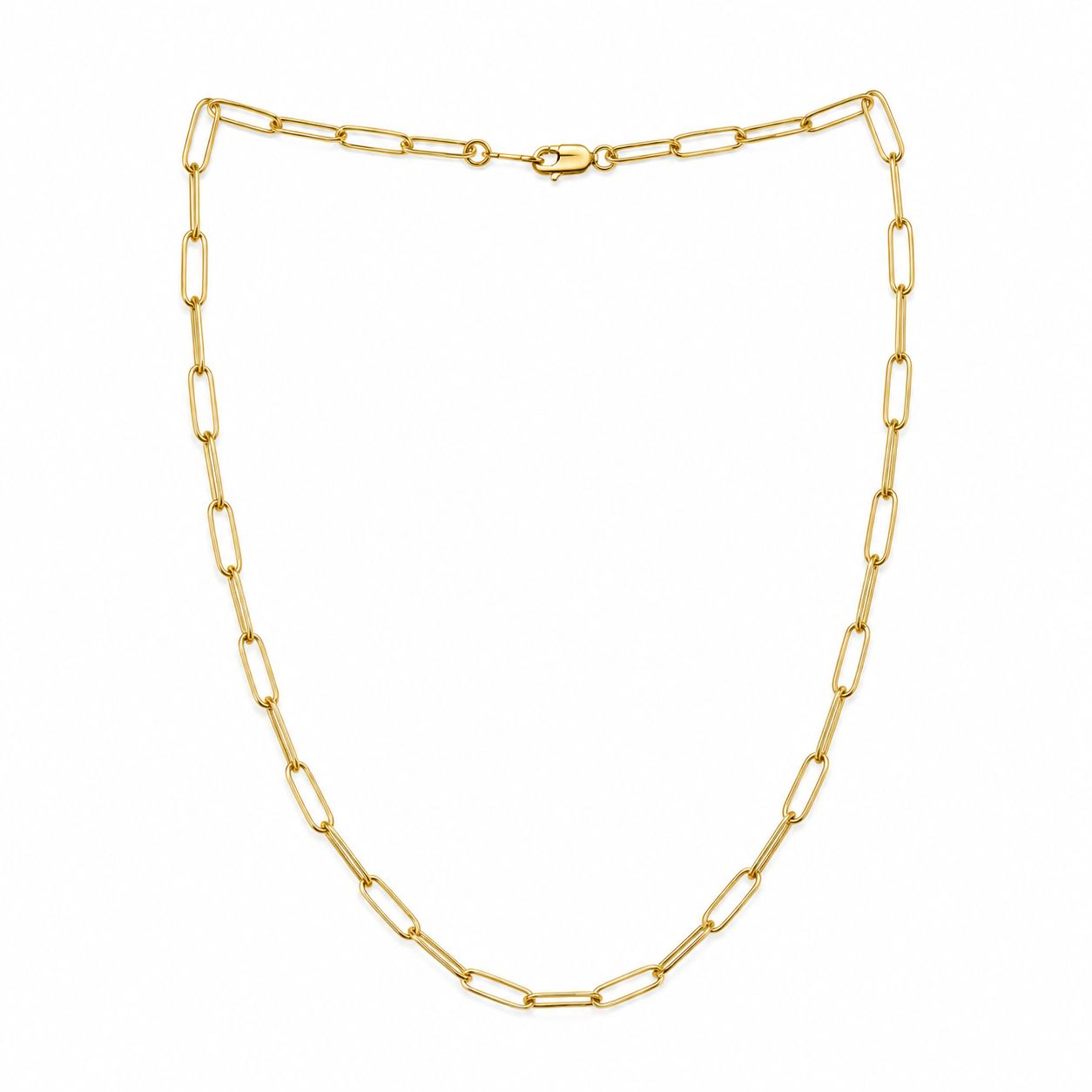 The Elara Paper Clip Necklace