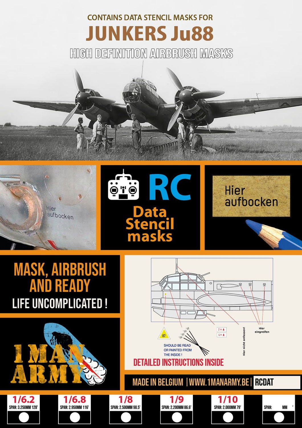 Junkers Ju88 Stencil Masks Junkers Ju88 Stencil Masks
