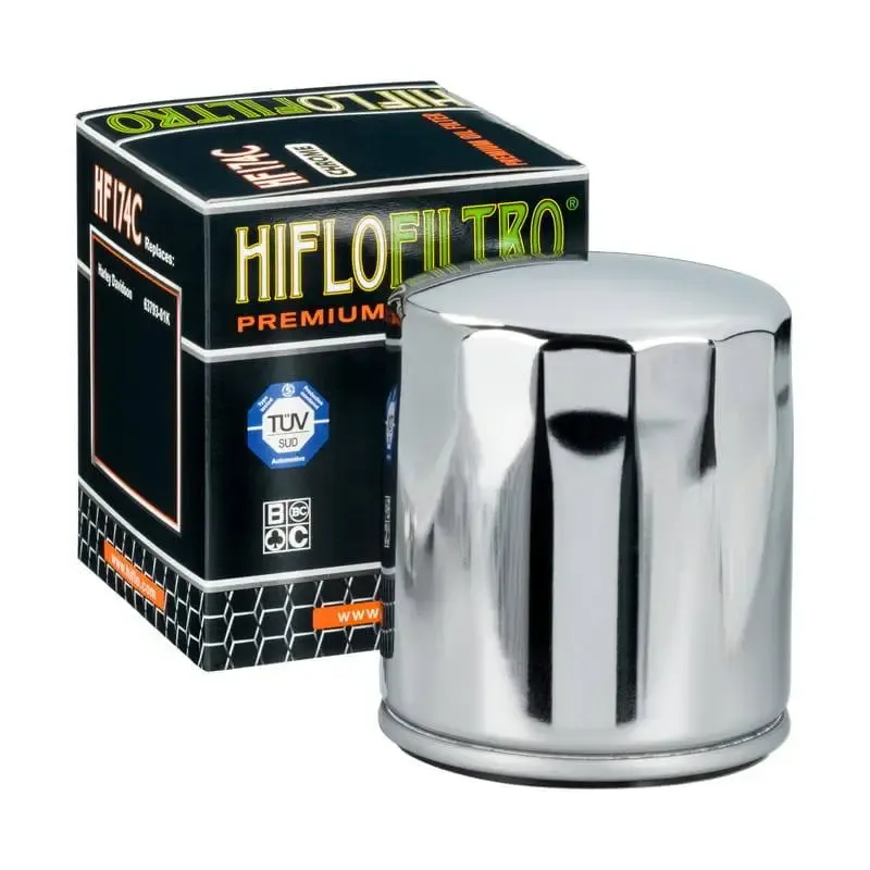 Filtro de aceite Hiflofiltro HF174C para Harley Davidson