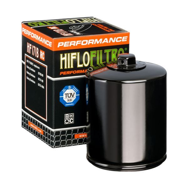 Filtro de aceite Hiflofiltro HF176BRC para Harley Davidson