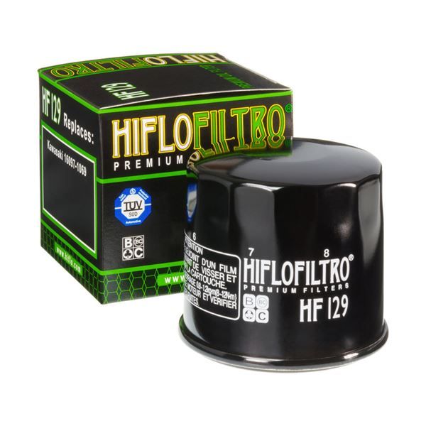 Filtro de aceite Hiflofiltro HF129 para Kawasaki / Suzuki