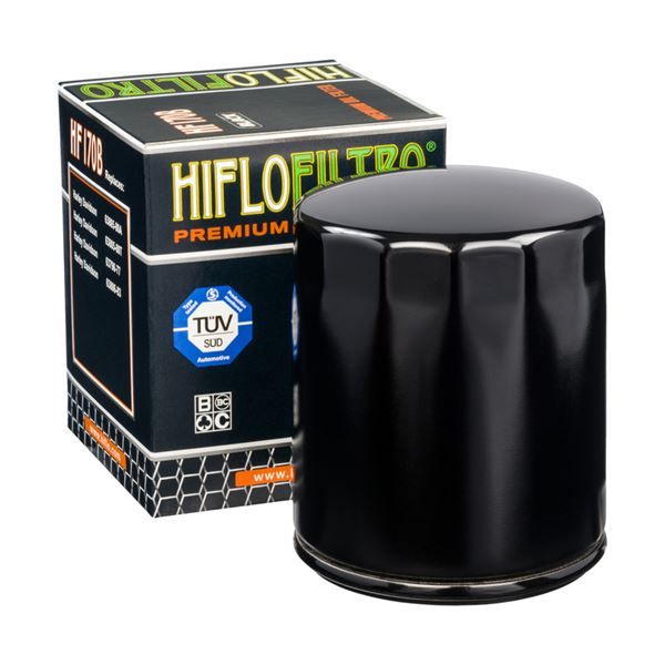 Filtro de aceite Hiflofiltro HF170B para Harley Davidson