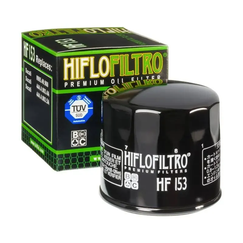 Filtro de aceite Hiflofiltro HF153 para Ducati