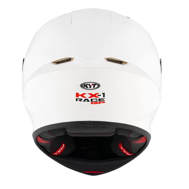 Casco KYT KX-1 RACE GP PLAIN WHITE