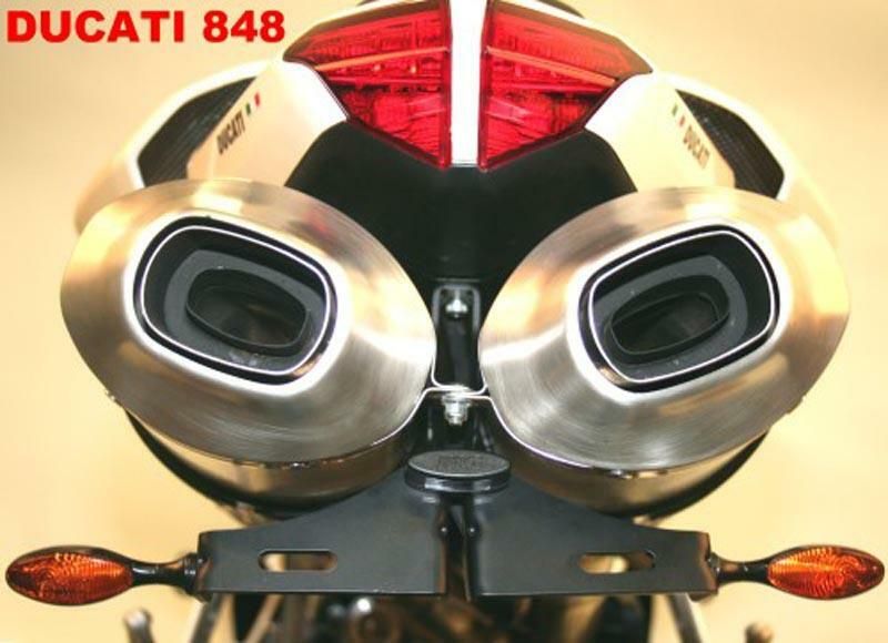Porta matrículas R&G RACING para Ducati 848, 1098, 1198