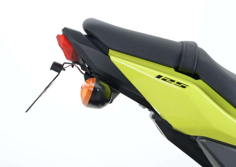 Porta matrículas R&G RACING para Honda MSX125 2016-2020 con intermitentes de serie