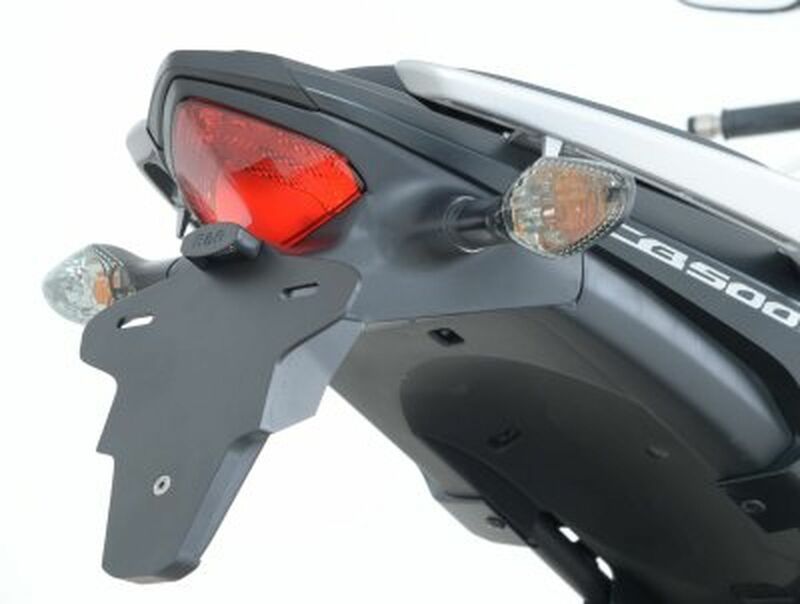 Porta matrículas R&G RACING para Honda CBR500R 2013-2015, CB500F/X 2013-2015, CB400X 2013 en adelante