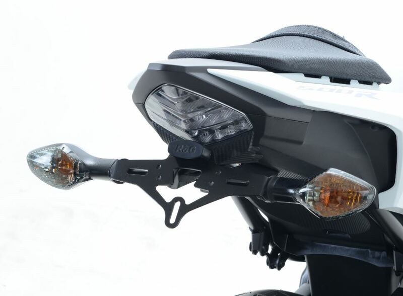 Porta matrículas R&G RACING para Honda CBR500R 2016 en adelante, CB500F 2016-2018