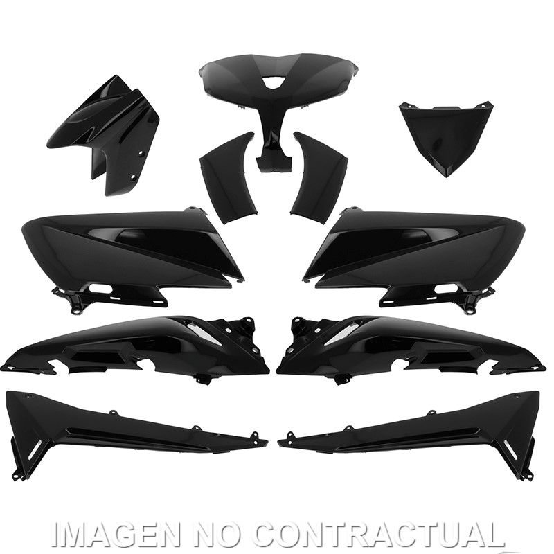 KIT PLASTICOS PARA YAMAHA T-MAX 530 NEGRO 2012/2014