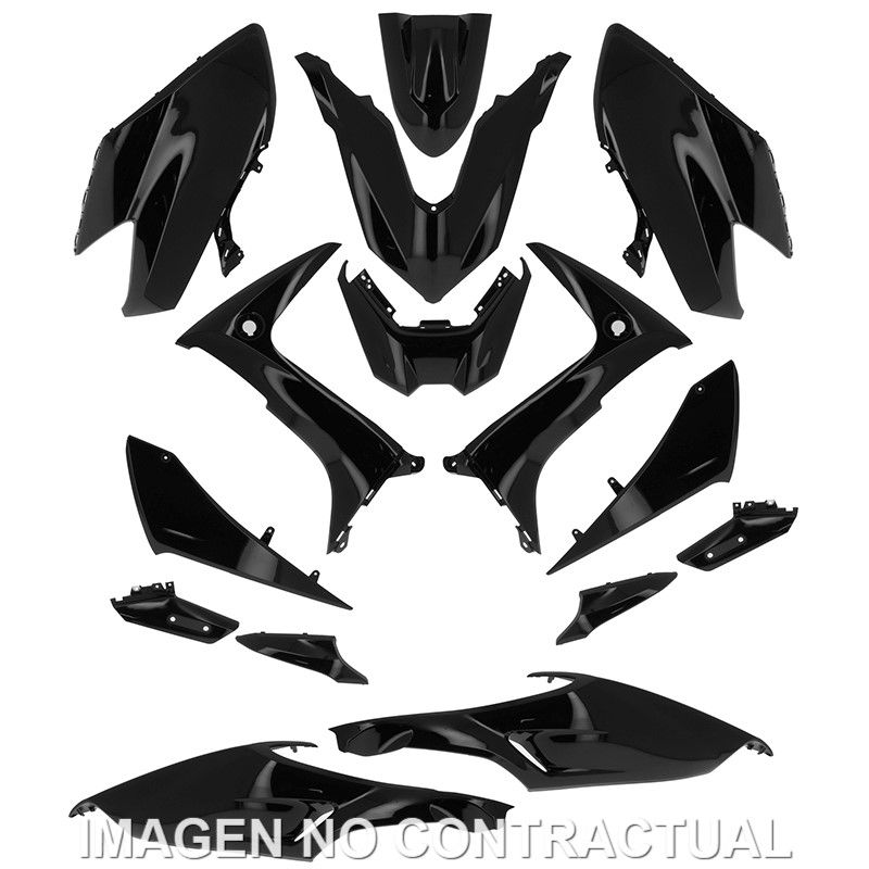 KIT PLASTICOS PARA YAMAHA T-MAX 560 NEGRO 2020/201