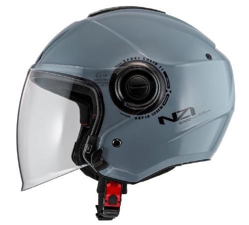 Casco Nzi Civic Gris Nardo Casco Nzi Civic Gris Nardo