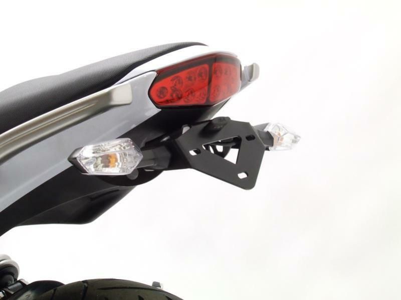Porta matrículas R&G RACING para Kawasaki ER6-n, ER6-F (Ninja 650) 2009 en adelante
