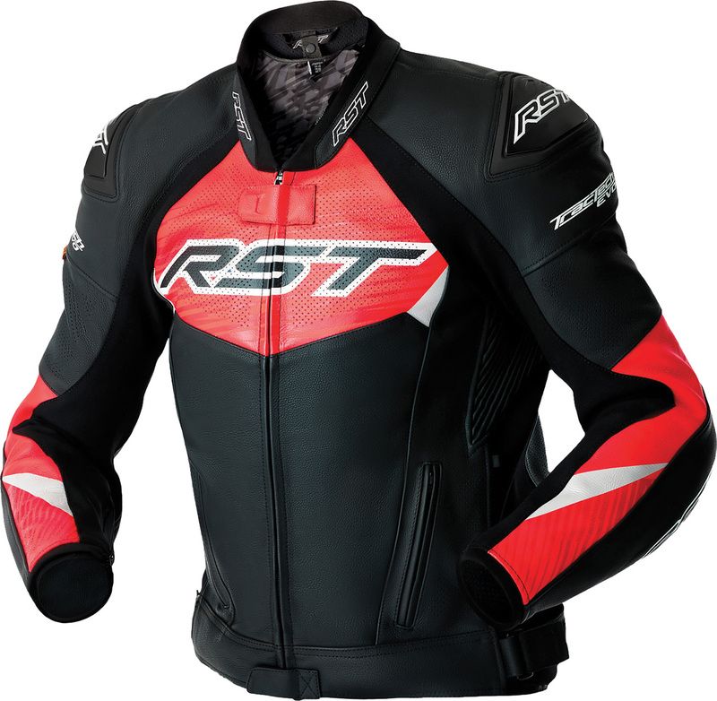 Chaqueta de cuero RST Tractech Evo D3O Certificación AA Chaqueta de cuero RST Tractech Evo D3O Certificación AA