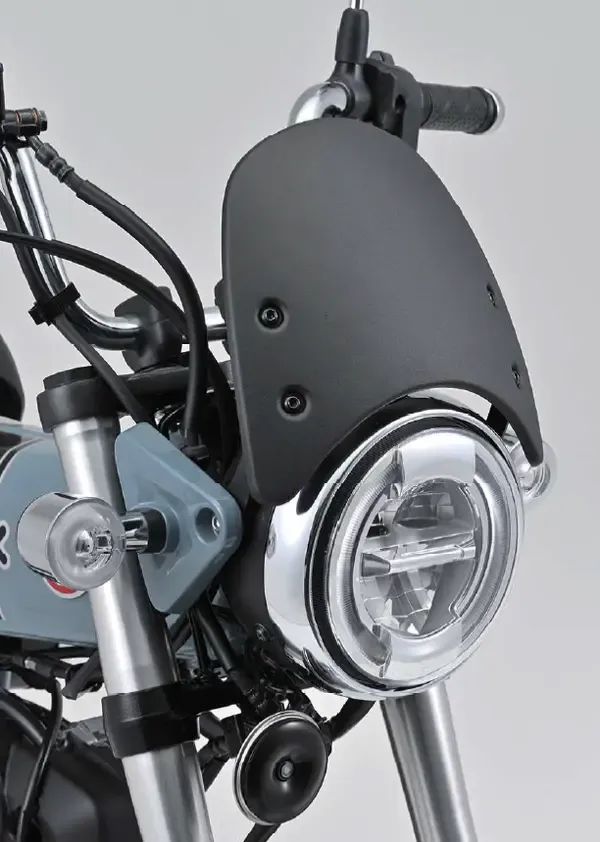 Visera de Aluminio para Instrumentos con Juego de Soportes para Honda MONKEY125, DAX125 Visera de Aluminio para Instrumentos con Juego de Soportes para Honda MONKEY125, DAX125