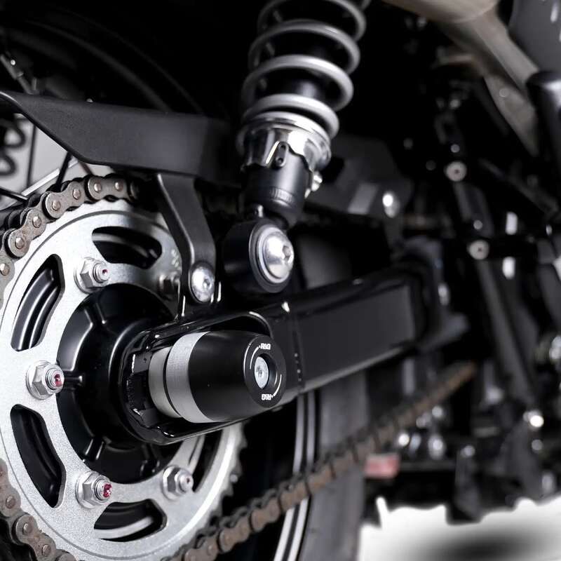 Protectores de basculante R&G RACING TRIUMPH SCRAMBLER 900 / SPEED TWIN Protectores de basculante R&G RACING TRIUMPH SCRAMBLER 900 / SPEED TWIN