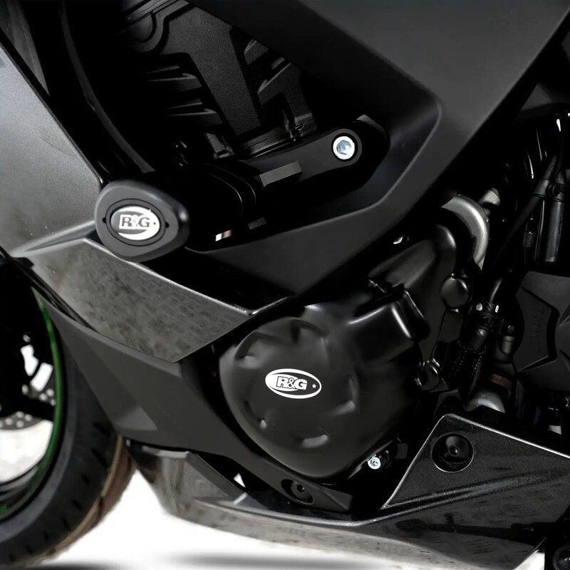 Juego de protectores tapas de motor R&G RACING - 2 piezas para Kawasaki Z1000 ('10- '24), Z1000R ('17- '24), Ninja 1100SX '25-, Z1000SX ('11- '24) y Versys 1100 '25- Juego de protectores tapas de motor R&G RACING - 2 piezas para Kawasaki Z1000 ('10- '24), Z1000R ('17- '24), Ninja 1100SX '25-, Z1000SX ('11- '24) y Versys 1100 '25-