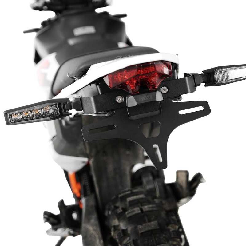 Portamatrículas R&G RACING con piloto trasero para KTM 125 SMC R '25-, 390 SMC R '25-, 125 Enduro R '25-, 390 Enduro R '25-, 390 Adventure R '25- & 390 Adventure X '25-