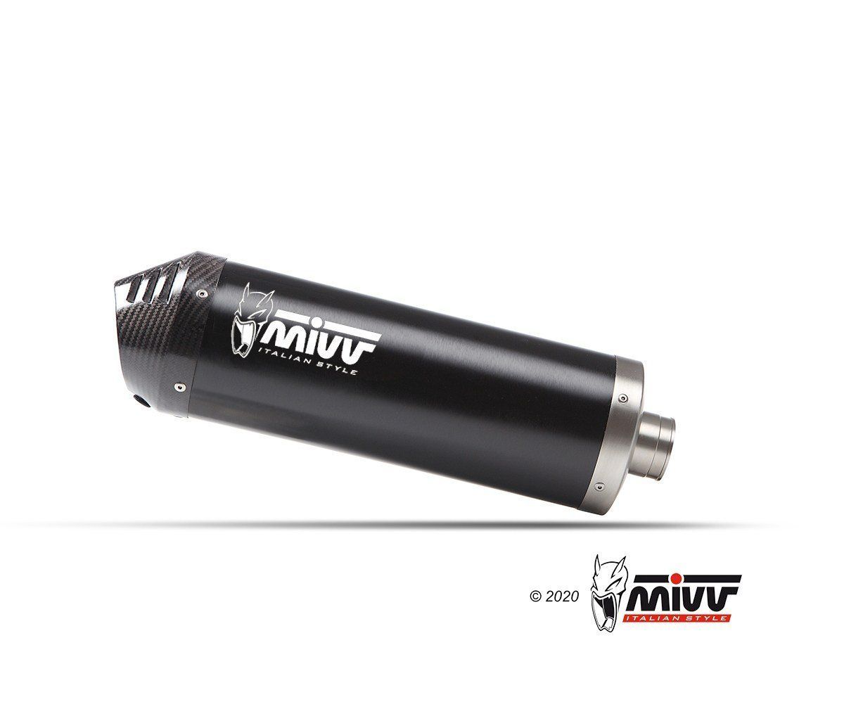 Escape homologado Mivv OVAL en Acero negro para DUCATI MULTISTRADA V4 / S / S SPORT 25-26 Escape homologado Mivv OVAL en Acero negro para DUCATI MULTISTRADA V4 / S / S SPORT 25-26