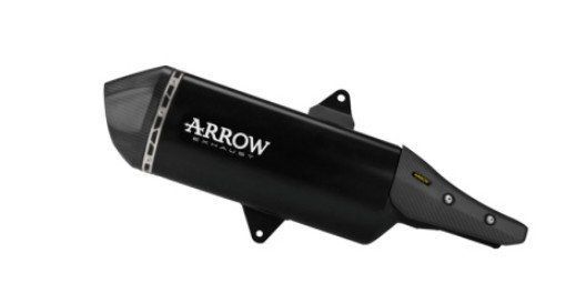 Escape ARROW Explorer no homologado en aluminio negro para SUZUKI DR-Z4S 25-26 | DR-Z4SM 25-26 Escape ARROW Explorer no homologado en aluminio negro para SUZUKI DR-Z4S 25-26 | DR-Z4SM 25-26