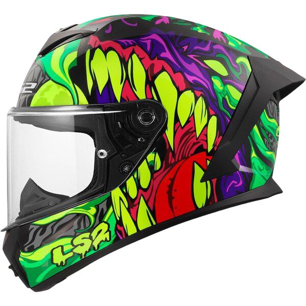 Casco Integral LS2 FF820 RAPID III LYCANT Púrpura/Verde