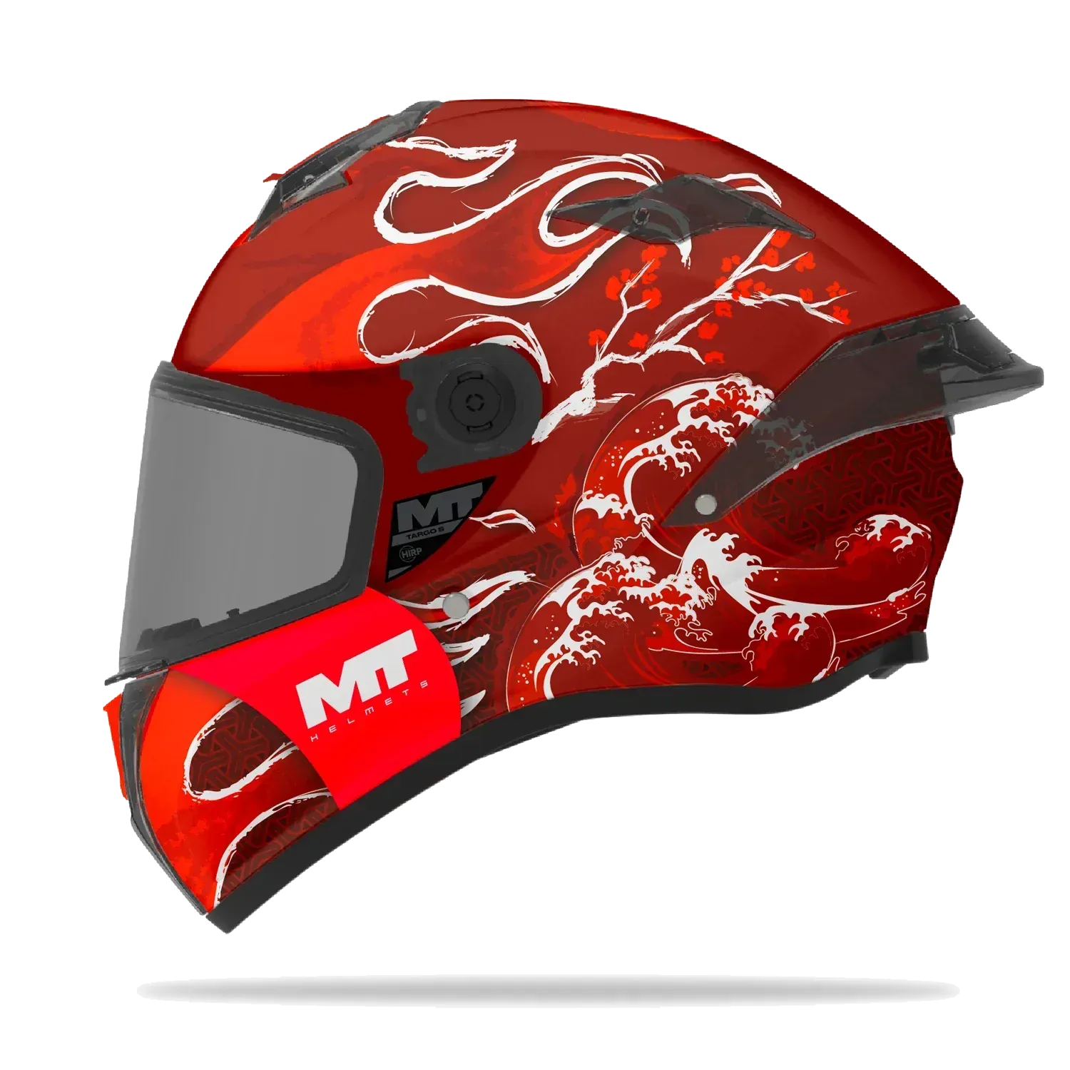 Casco MT Helmets Targo S YAMANAKA_26_SEASON C5 INTEGRAL MATE ROJO + Pantala Ahumada Casco MT Helmets Targo S YAMANAKA_26_SEASON C5 INTEGRAL MATE ROJO + Pantala Ahumada