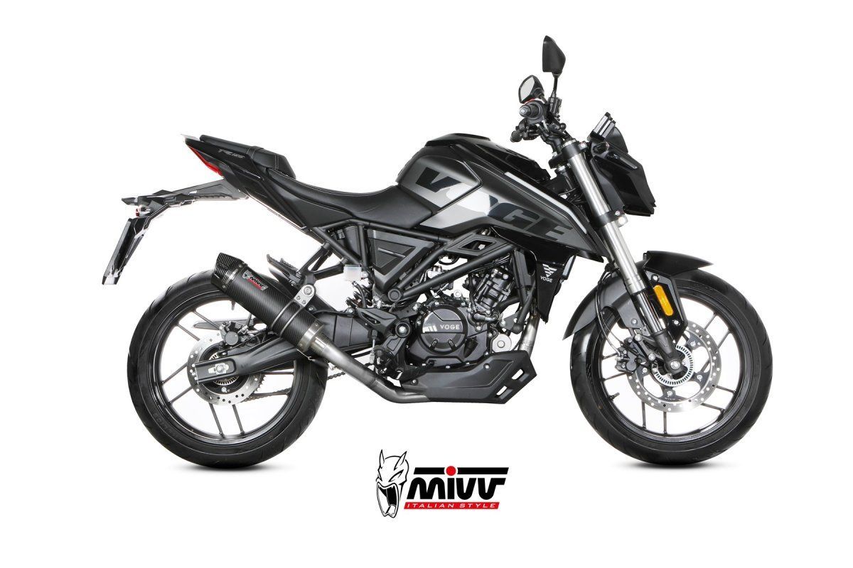 Escape completo homologado Mivv GP en Carbono para VOGE 125 R 25-26 Escape completo homologado Mivv GP en Carbono para VOGE 125 R 25-26