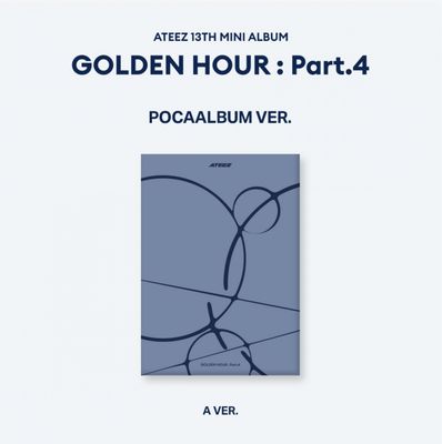 ATEEZ 13th Mini Album GOLDEN HOUR : Part.4 (POCAALBUM VER.) RANDOM - NO POB