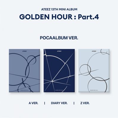 ATEEZ 13th Mini Album GOLDEN HOUR : Part.4 (POCAALBUM VER.)