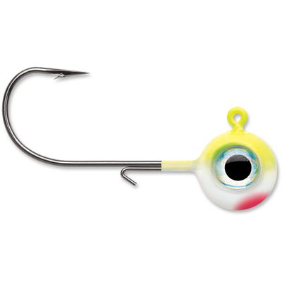 VMC Neon Moon Eye Jighead, 3/8oz Clown 4pk NME38-CLN 