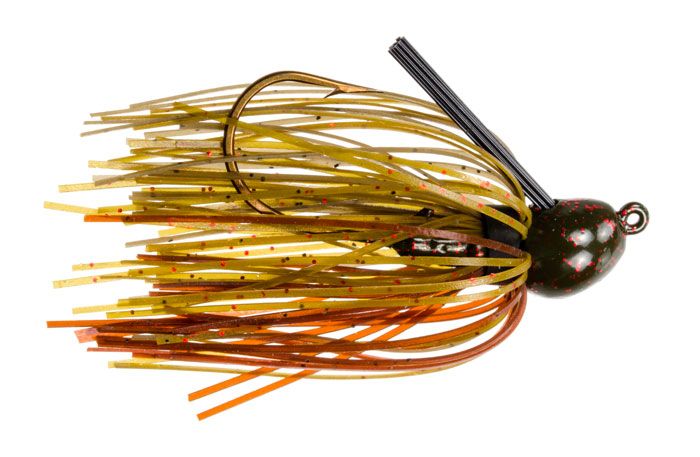 Strike King Bitsy Bug Mini Jig 1/8oz Green Pumpkin  BBJ18-46